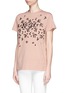 Front View - Click To Enlarge - NO.21 - Sequin logo T-shirt