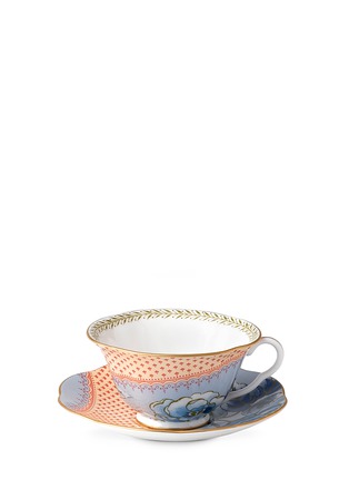 Main View - Click To Enlarge - WEDGWOOD - Butterfly Bloom Teacup & Saucer set - Blue