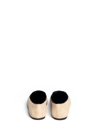 Back View - Click To Enlarge - MARC BY MARC JACOBS - 'Shorty' suede dog slip-ons