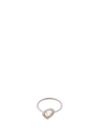 Main View - Click To Enlarge - MONIQUE PÉAN - 'Sprinkle' diamond 18k white gold ring