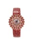 Main View - Click To Enlarge - BUCCELLATI - 'Anthochron Dahlia' ruby sapphire 18k rose gold watch