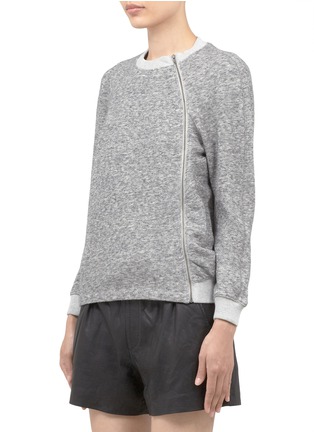 Front View - Click To Enlarge - THEORY - Sonan zip-detail pullover