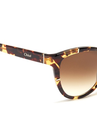 Detail View - Click To Enlarge - CHLOÉ - Tortoiseshell cat eye sunglasses