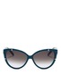 Main View - Click To Enlarge - CHLOÉ - Oversized cat eye sunglasses