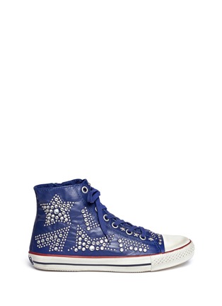 Main View - Click To Enlarge - ASH - 'Vibration' studded star leather sneakers