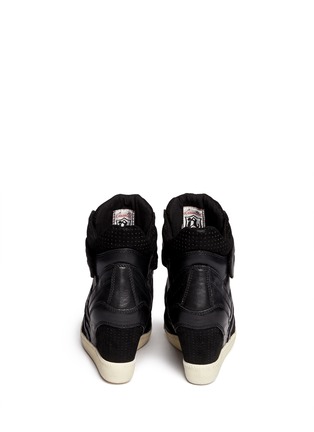 Back View - Click To Enlarge - ASH - 'Beck Bis' leather high-top leather sneakers