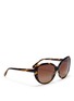 Figure View - Click To Enlarge - OLIVER PEOPLES - 'Hedda' cat-eye oversized sunglasses