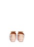 Back View - Click To Enlarge - KATE SPADE - Nolina pearl chain buckle patent leather flats