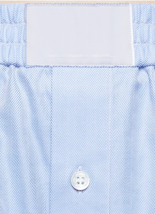 Detail View - Click To Enlarge - ALEXANDER WANG - Long sleeve men shirt and all-in-one boxer