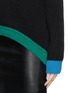 Detail View - Click To Enlarge - GIVENCHY - Colourblock wool sweater