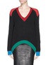 Main View - Click To Enlarge - GIVENCHY - Colourblock wool sweater