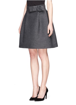 Front View - Click To Enlarge - LANVIN - Bow flare skirt