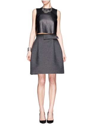 Figure View - Click To Enlarge - LANVIN - Bow flare skirt