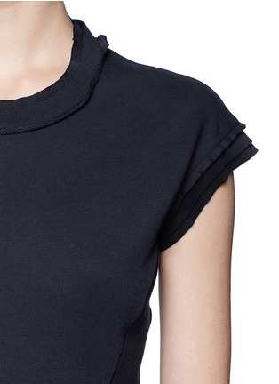 Detail View - Click To Enlarge - LANVIN - Jersey peplum top