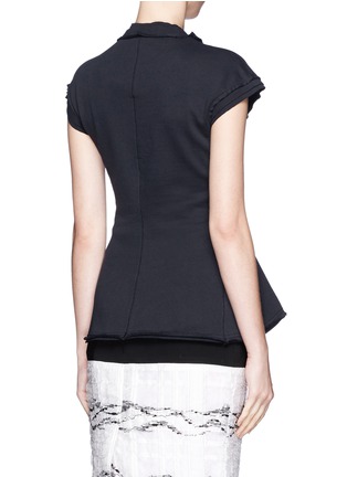 Back View - Click To Enlarge - LANVIN - Jersey peplum top