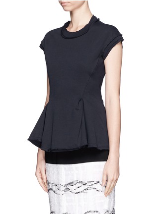 Front View - Click To Enlarge - LANVIN - Jersey peplum top