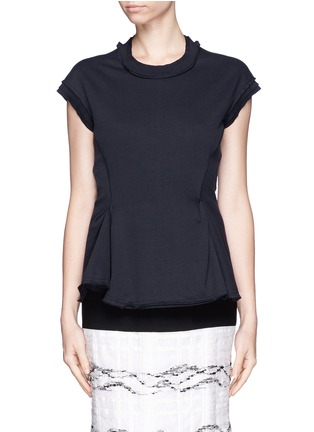 Main View - Click To Enlarge - LANVIN - Jersey peplum top