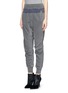 Front View - Click To Enlarge - HAIDER ACKERMANN - 'Perth' French terry jogging pants