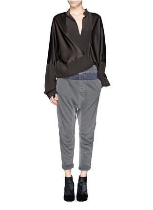 Figure View - Click To Enlarge - HAIDER ACKERMANN - 'Perth' French terry jogging pants