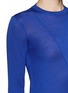 Detail View - Click To Enlarge - STELLA MCCARTNEY - Asymmetric wool-silk sweater