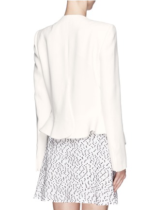 Back View - Click To Enlarge - CHLOÉ - Crepe peplum jacket