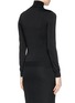 Back View - Click To Enlarge - GIVENCHY - Geometric panel rib turtleneck top