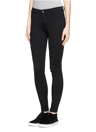 Front View - Click To Enlarge - VINCE - Stretch ribbed skinny pants 