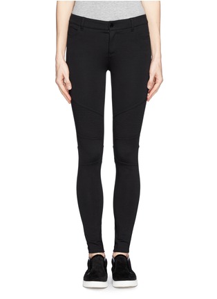 Main View - Click To Enlarge - VINCE - Stretch ribbed skinny pants 