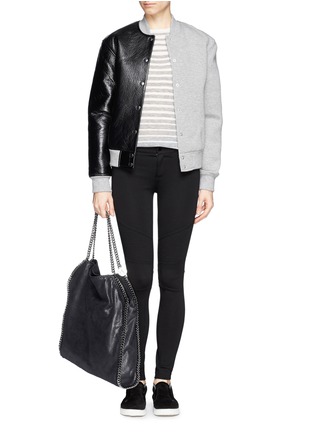 Figure View - Click To Enlarge - VINCE - Stretch ribbed skinny pants 