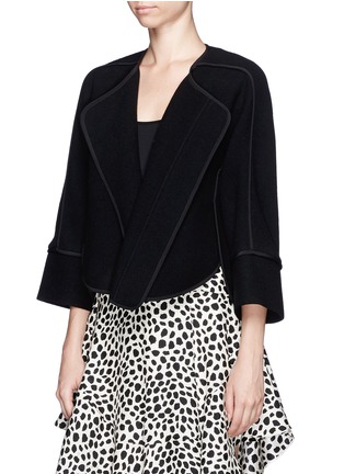 Front View - Click To Enlarge - CHLOÉ - Short cape jacket