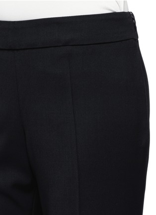 Detail View - Click To Enlarge - ARMANI COLLEZIONI - Stretch pleat side zip pants 