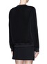 Back View - Click To Enlarge - GIVENCHY - Bonded honeycomb sweatshirt