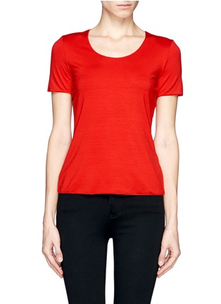 Main View - Click To Enlarge - ARMANI COLLEZIONI - Jersey T-shirt