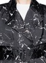 Detail View - Click To Enlarge - MO&CO. EDITION 10 - Marble print trench coat