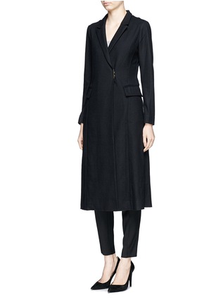 Front View - Click To Enlarge - MO&CO. EDITION 10 - Wool long coat