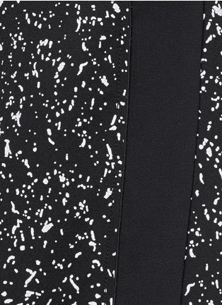 Detail View - Click To Enlarge - PROENZA SCHOULER - Splatter paint asymmetric crepe wrap dress