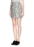 Front View - Click To Enlarge - PROENZA SCHOULER - Carpet pad jacquard skirt