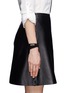 Figure View - Click To Enlarge - GIVENCHY - Double wrap shark tooth pony hair bracelet