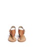 Front View - Click To Enlarge - SAM EDELMAN - 'Tallulah' buckle leather thong sandals