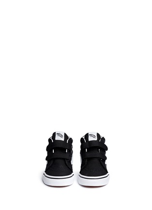 Figure View - Click To Enlarge - VANS - 'SK8-Mid Reissue V' bandana print canvas suede toddler sneakers