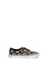 Main View - Click To Enlarge - VANS - 'Authentic Late Night' hamburger print canvas kids sneakers