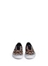 Figure View - Click To Enlarge - VANS - 'Authentic Late Night' hamburger print canvas kids sneakers