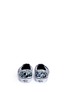 Back View - Click To Enlarge - VANS - 'Classic' reverse floral print kids slip-ons