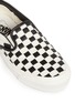 Detail View - Click To Enlarge - VANS - "OG Classic LX' woven check leather slip-ons