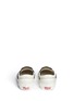 Back View - Click To Enlarge - VANS - "OG Classic LX' woven check leather slip-ons
