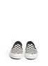 Front View - Click To Enlarge - VANS - "OG Classic LX' woven check leather slip-ons