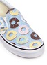 Detail View - Click To Enlarge - VANS - 'Classic Late Night' donut print kids slip-ons