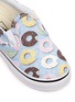 Detail View - Click To Enlarge - VANS - 'Classic Late Night' donut print canvas toddler slip-ons