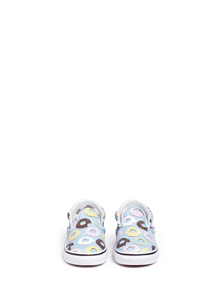 Figure View - Click To Enlarge - VANS - 'Classic Late Night' donut print canvas toddler slip-ons