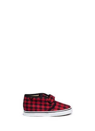 Main View - Click To Enlarge - VANS - 'Chukka V' gingham twill toddler shoes
